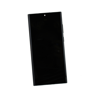 Originál LCD + Dotyková vrstva Samsung Galaxy S22 Ultra SM-S908B černý - demontovaný díl