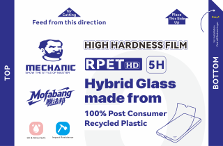 MECHANIC hybridní sklo RPET 5H HD čiré
