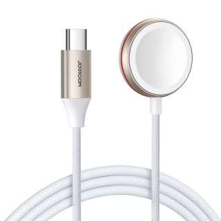 Joyroom S-IW011 indukční nabíječka pro Apple Watch bílá s USB-C kabelem 1.2m
