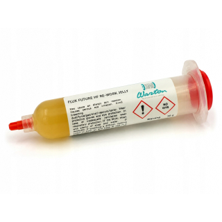 Warton Future HF Rework Jelly Originální pájecí tavidlo - flux 30g No Clean s pístem a jehlou