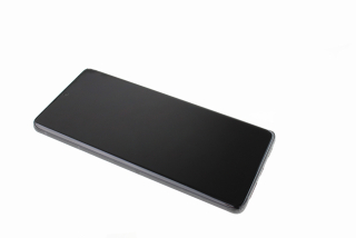 Originál LCD + Dotyková vrstva Samsung Galaxy S21 Ultra 5G SM-G998 černá bez kamery - demontovaný díl