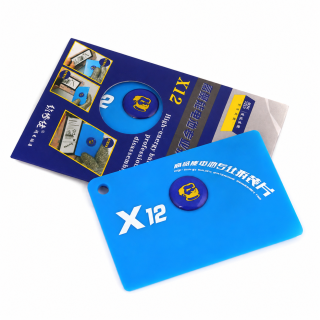 MECHANIC X12 – servisní karta pro demontáž baterií a otevírání zařízení 90 × 60 mm