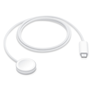 Originál Apple MT0H3ZM/A – magnetický nabíjecí kabel USB-C pro Apple Watch opletený 1 m bílý bulk
