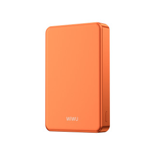 WiWU P15-1 Ultra Thin magnetická powerbanka 10000 mAh 20 W oranžová
