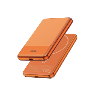 WiWU Seraph Alloy Wi-P088 magnetická powerbanka 5000 mAh 20 W oranžová