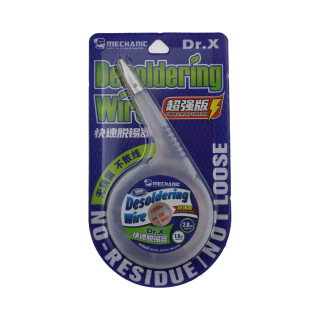MECHANIC DR X – měděný odpájecí knot pro odstranění cínu 2 mm 1,5 m