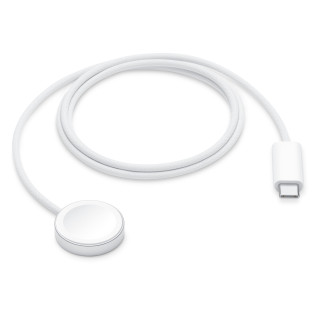Originál Apple MT0H3ZM/A – magnetický nabíjecí kabel USB-C pro Apple Watch opletený 1 m bílý bulk