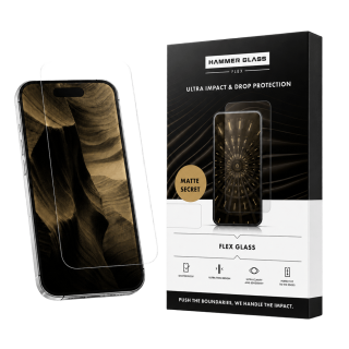 Hammer Glass Flex Matte Secret – ochranné sklo iPhone 13 - iPhone 14 matné s privátním filtrem