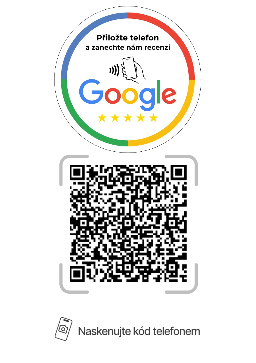 QR kartička Google Impacto.cz